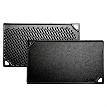 Cast Iron Reversible Rectangle Grill  42cm X 24cm