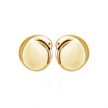 Kiwi Studs Gold Plate