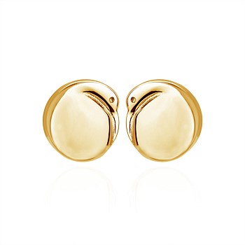 Kiwi Studs Gold Plate