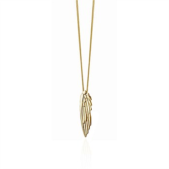 Karearea Wing Pendant Gold Plate