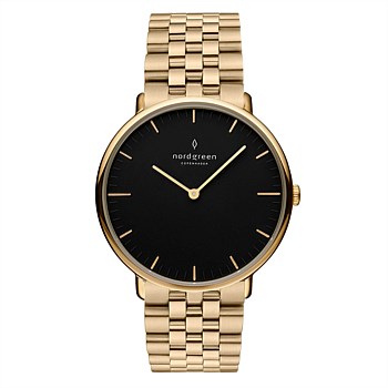 Native 36mm Gold Navy Wristwatch
