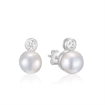 Pearl Eternity Studs