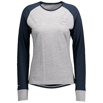 Womens Defined Merino Long Sleeve