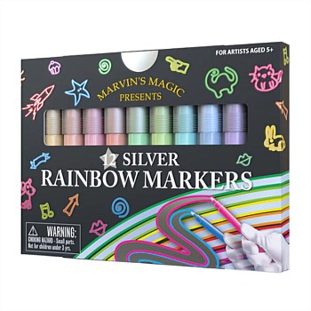 Rainbow Markers and Stickers