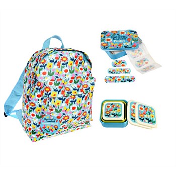 Butterfly Garden Backpack & Lunchbox Bundle