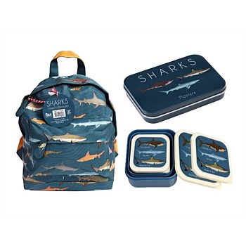 Sharks Backpack & Lunchbox Bundle