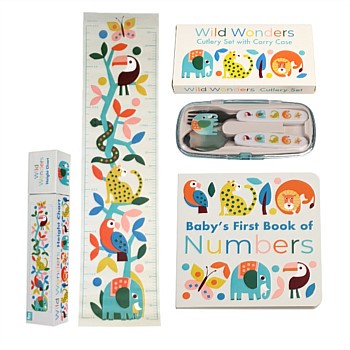 Wild Wonders Height Chart and Cutlery Set