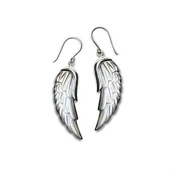 Angel Wing Earrings carved from Mother of Pearl