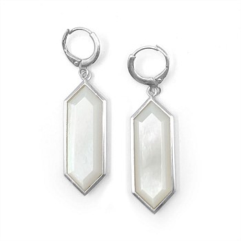 Mother of Pearl Shell Olympia Earrings
