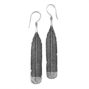 Huia Feather Earrings