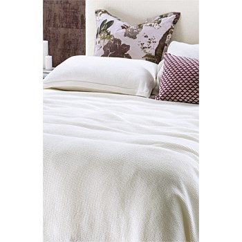 Sottobosco Ivory Bedspread