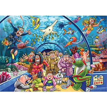 Original 43 1000 Piece Jigsaw Puzzle Aquarium Antics!