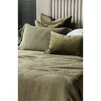 Sottobosco Olive Pillowcase pair