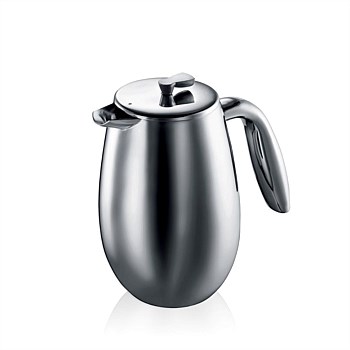 Columbia Double Wall Coffee Maker 350ml 3 Cup (Stainless Steel)