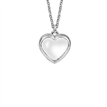 Silver Heart Locket and Chain