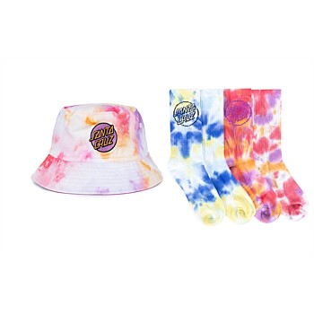 Girls Other Dot Bucket Hat with Socks