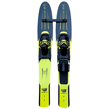 Free Ride Combo Water Skis Wide Body  - Intermediate 54"