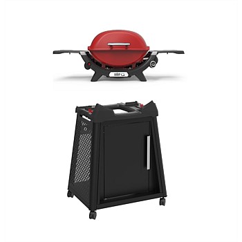 Weber Bundle Flame Red Q2000N & Stand
