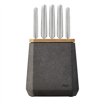 Stone Knife Block Set 6pc