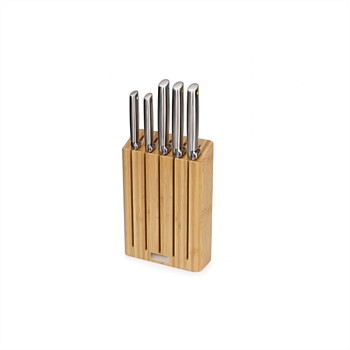 Elevate Steel Knives Bamboo 5 Piece Block