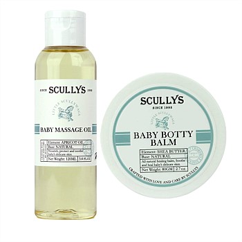 Scullywags Massage Oil & Botty Balm Set