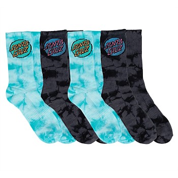 4 pack Male Crew Socks - Other Dot