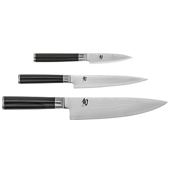Classic 3 Pce Knife Set W Gift Box