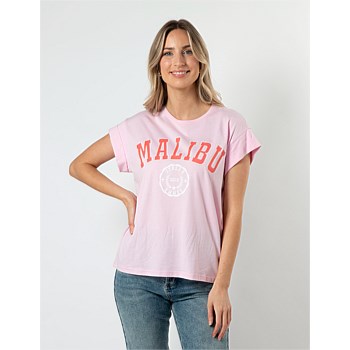 Cuff Sleeve T-Shirt Candy Malibu