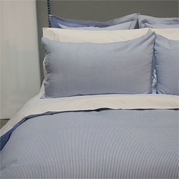 Copenhagen White/Blue SKB Duvet Set