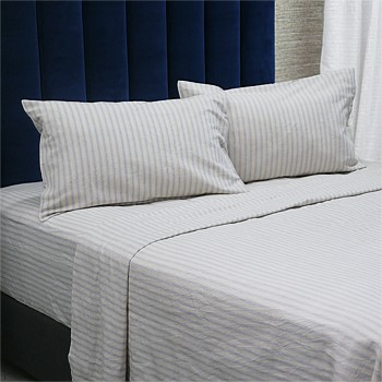 Normandy Blue/Natural SKB Sheet Set