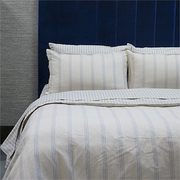 Provence Blue/Natural Standard Pillowcases