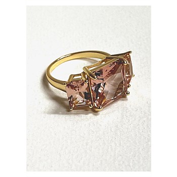 Ave Pink Tourmaline Ring - Gold