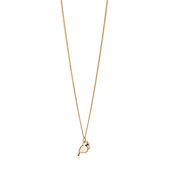Baby Tui Pendant Gold Plate