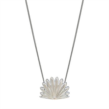 Fan Tail Sunrise Locket Silver