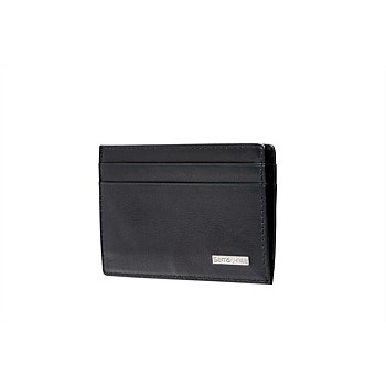 Dlx Leather Wallet Card & Note Holder + 4cc