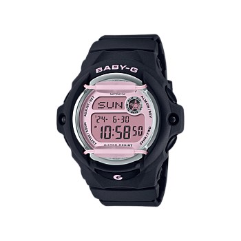 Black/Pink Digital Watch