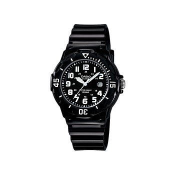 Kids 100 Metre Water Resistant Black Analogue Watch