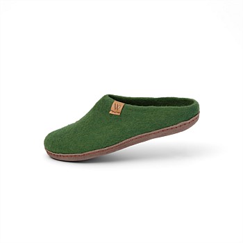 The Suffolk Slip-on Slipper - Green