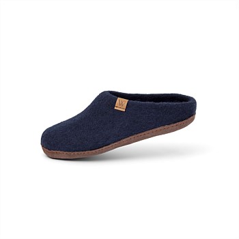 The Suffolk Slip-on Slipper - Navy