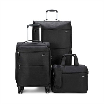 Caselite Ultra 55cm & 80cm Softside Luggage Set with Laptop Bag