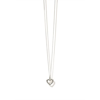 Fizzy Heart Charm Necklace