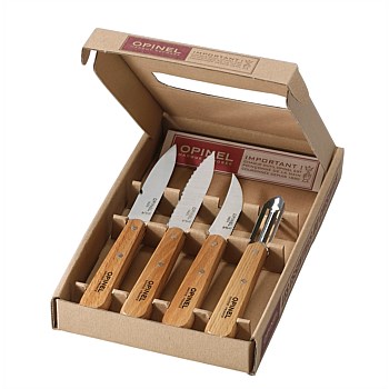 Opinel Kitchen Knife 4 Piece Set