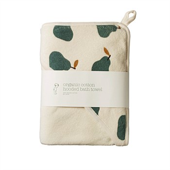 ORG COTTON HOODED TOWEL