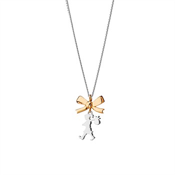 KWJ Mini Girl+Bow Neckl STG