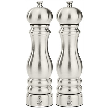 Stainless Steel Pepper & Salt Grinders Set 18cm