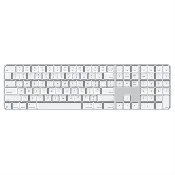 Magic Keyboard w/ Touch ID & Numeric Keypad for Mac models with Apple silicon - US Eng - White Keys