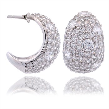 Double Bay Earrings - Silver