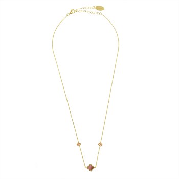 Fairwater Mother of Pearl Deluxe Necklace 55cm Gold