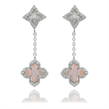 Fairwater Mother of Pearl Drop - Silver