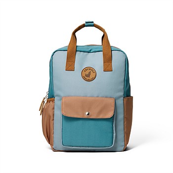 Mini Backpack - Moss Colourblock